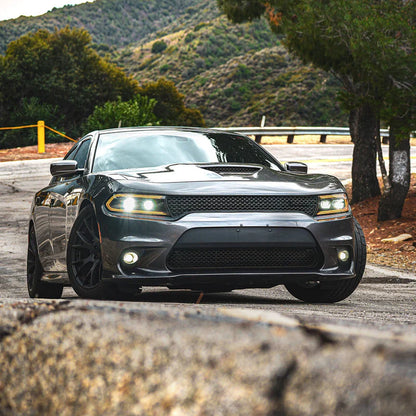 AlphaRex (LUXX-Series) 2015-2023 Dodge Charger LED Projector Headlights - Black