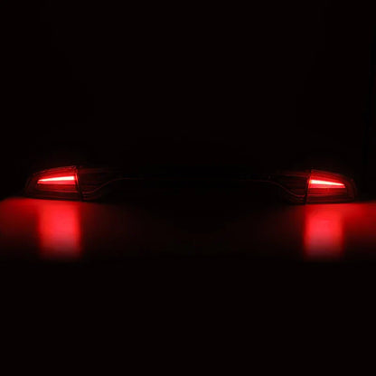 AlphaRex (NOVA-Series) 2015-2023 Dodge Charger MKII Prismatic LED Tail Lights - Alpha-Black
