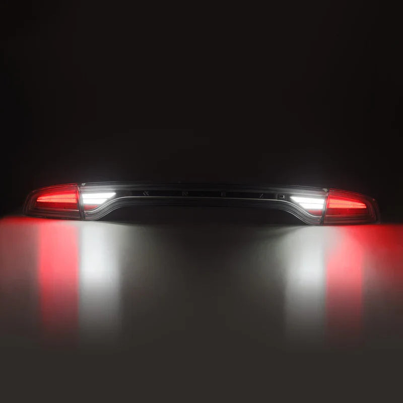 AlphaRex (NOVA-Series) 2015-2023 Dodge Charger MKII Prismatic LED Tail Lights - Alpha-Black