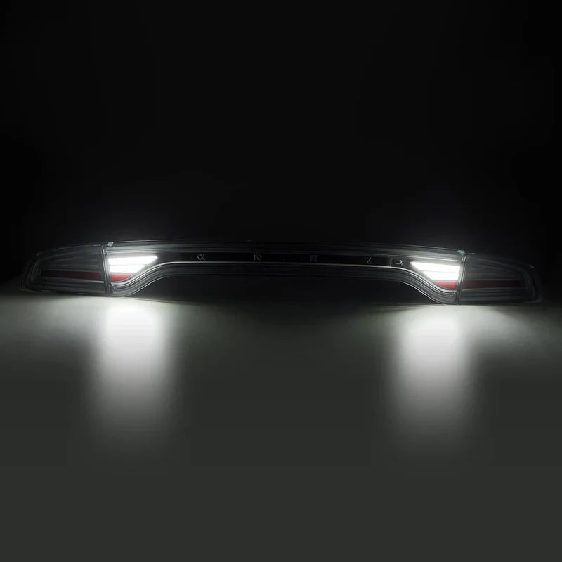 AlphaRex (NOVA-Series) 2015-2023 Dodge Charger MKII Prismatic LED Tail Lights - Black