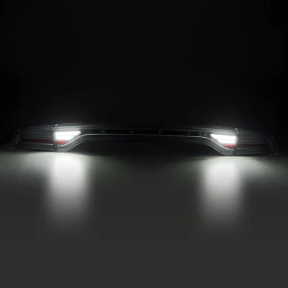 AlphaRex (NOVA-Series) 2015-2023 Dodge Charger MKII Prismatic LED Tail Lights - Black
