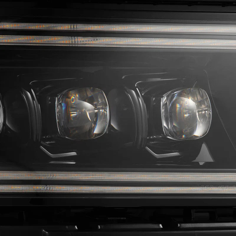 AlphaRex (NOVA-Series) 2015-2023 Dodge Charger LED Projector Headlights - Alpha-Black
