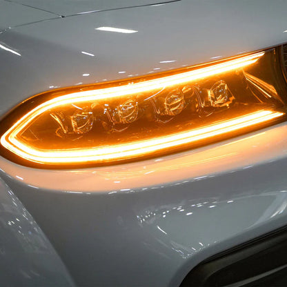 AlphaRex (NOVA-Series) 2015-2023 Dodge Charger LED Projector Headlights - Black