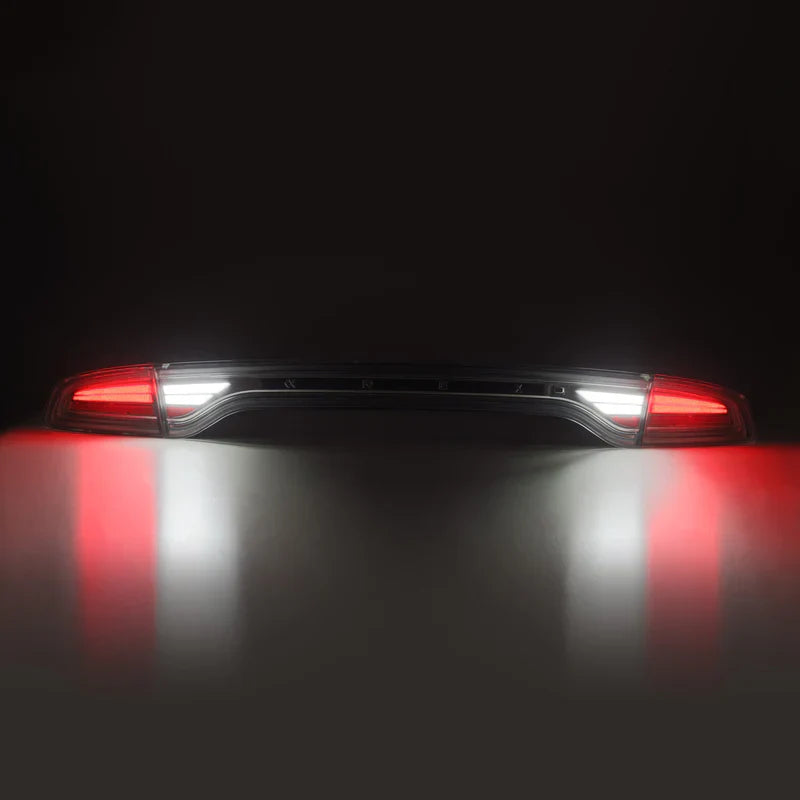 AlphaRex (NOVA-Series) 2015-2023 Dodge Charger Prismatic LED Tail Lights - Alpha-Black