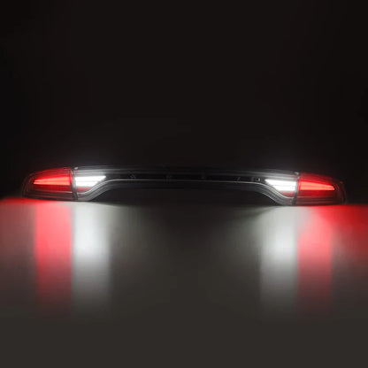 AlphaRex (NOVA-Series) 2015-2023 Dodge Charger Prismatic LED Tail Lights - Alpha-Black