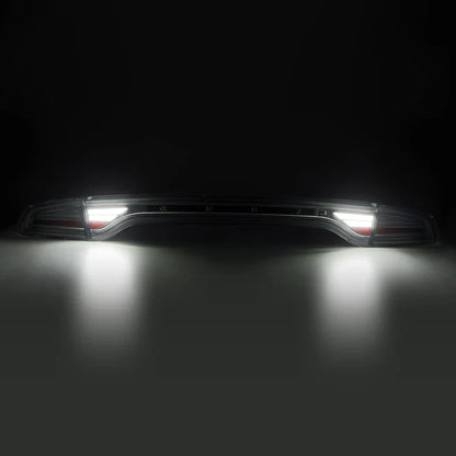 AlphaRex (NOVA-Series) 2015-2023 Dodge Charger Prismatic LED Tail Lights - Alpha-Black