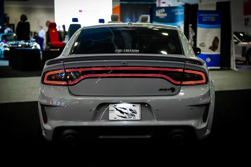 AlphaRex (NOVA-Series) 2015-2023 Dodge Charger Prismatic LED Tail Lights - Black