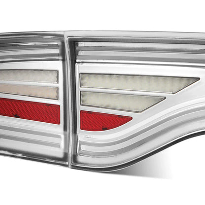 AlphaRex (NOVA-Series) 2015-2023 Dodge Charger MKII Prismatic LED Tail Lights - Chrome