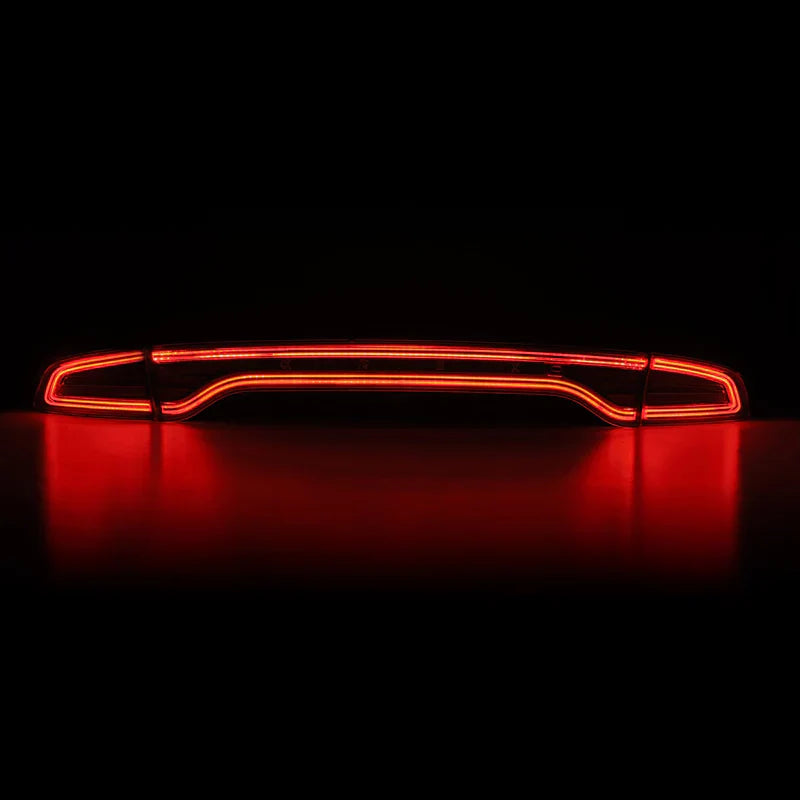 AlphaRex (NOVA-Series) 2015-2023 Dodge Charger MKII Prismatic LED Tail Lights - Chrome
