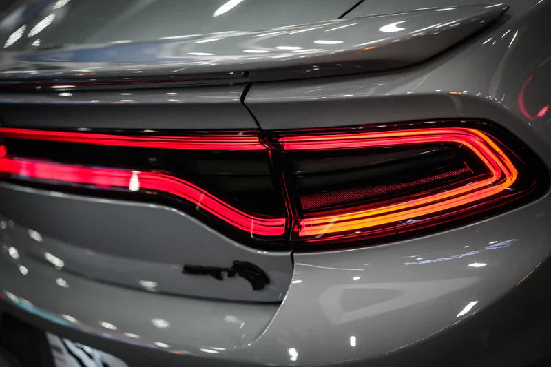 AlphaRex (NOVA-Series) 2015-2023 Dodge Charger Prismatic LED Tail Lights - Smoke