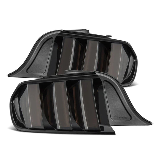 AlphaRex (NOVA-Series) 2015-2023 Ford Mustang Prismatic LED Tail LIghts - Alpha-Black
