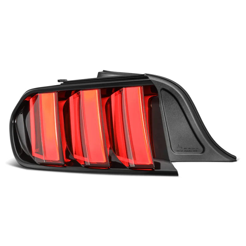 AlphaRex (NOVA-Series) 2015-2023 Ford Mustang Prismatic LED Tail LIghts - Alpha-Black
