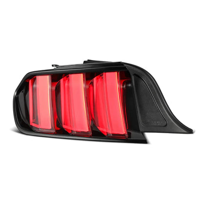 AlphaRex (NOVA-Series) 2015-2023 Ford Mustang Prismatic LED Tail LIghts - Black Clear