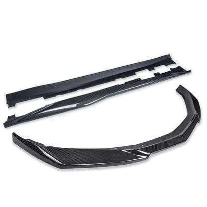 2019-Up Camaro RS & SS ZL1 Style Front Lip Splitter & Side Skirts