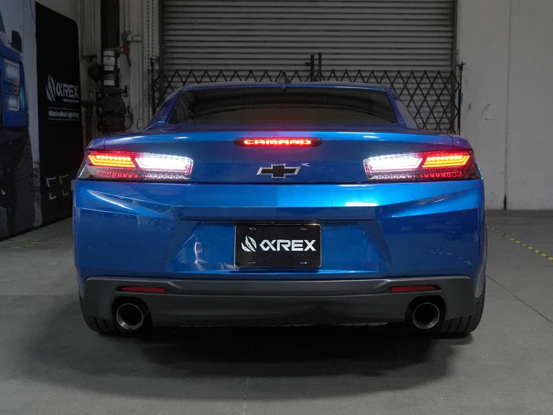 AlphaRex (PRO-Series) 2016-2018 Chevy Camaro LED Tail Lights - Jet Black