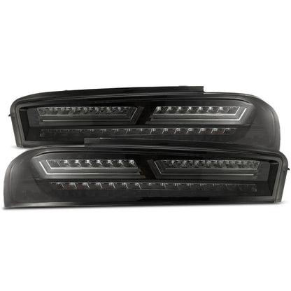 AlphaRex (PRO-Series) 2016-2018 Chevy Camaro LED Tail Lights - Jet Black