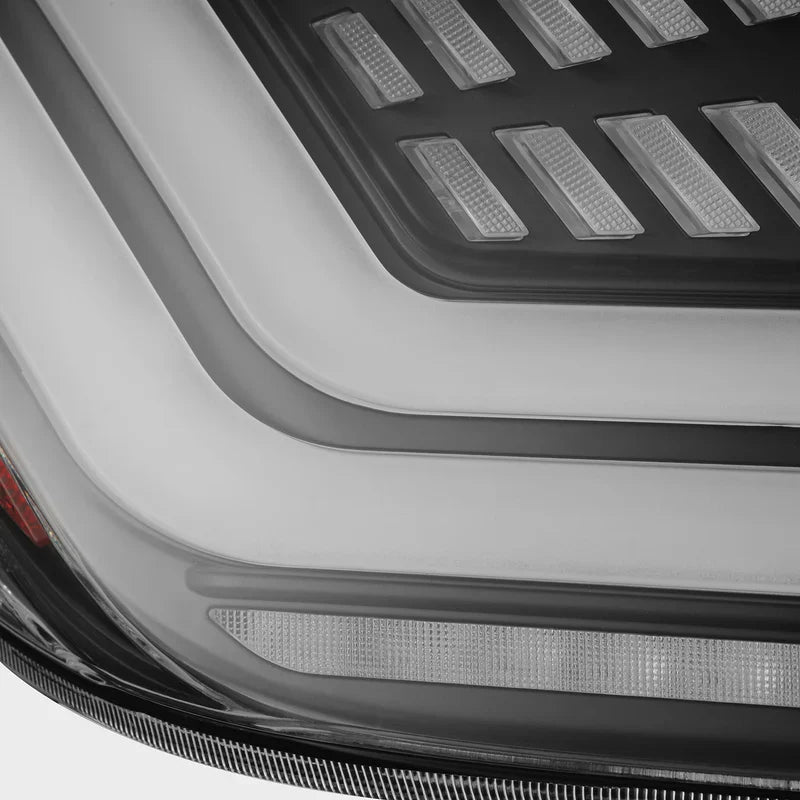 AlphaRex (NOVA-Series) 2016-2021 Honda Civic Hatchback Prismatic LED Tail Lights - Black