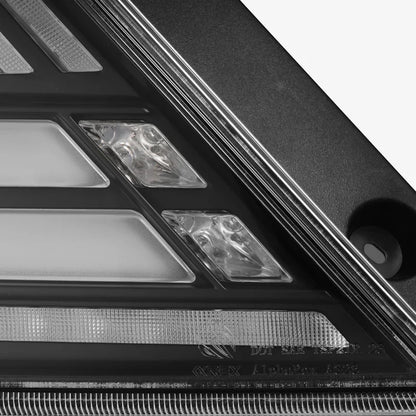 AlphaRex (NOVA-Series) 2016-2021 Honda Civic Hatchback Prismatic LED Tail Lights - Black