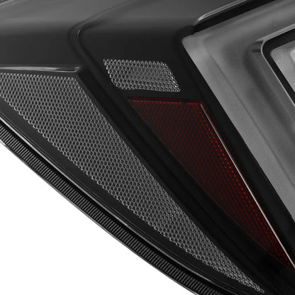 AlphaRex (NOVA-Series) 2016-2021 Honda Civic Hatchback Prismatic LED Tail Lights - Black
