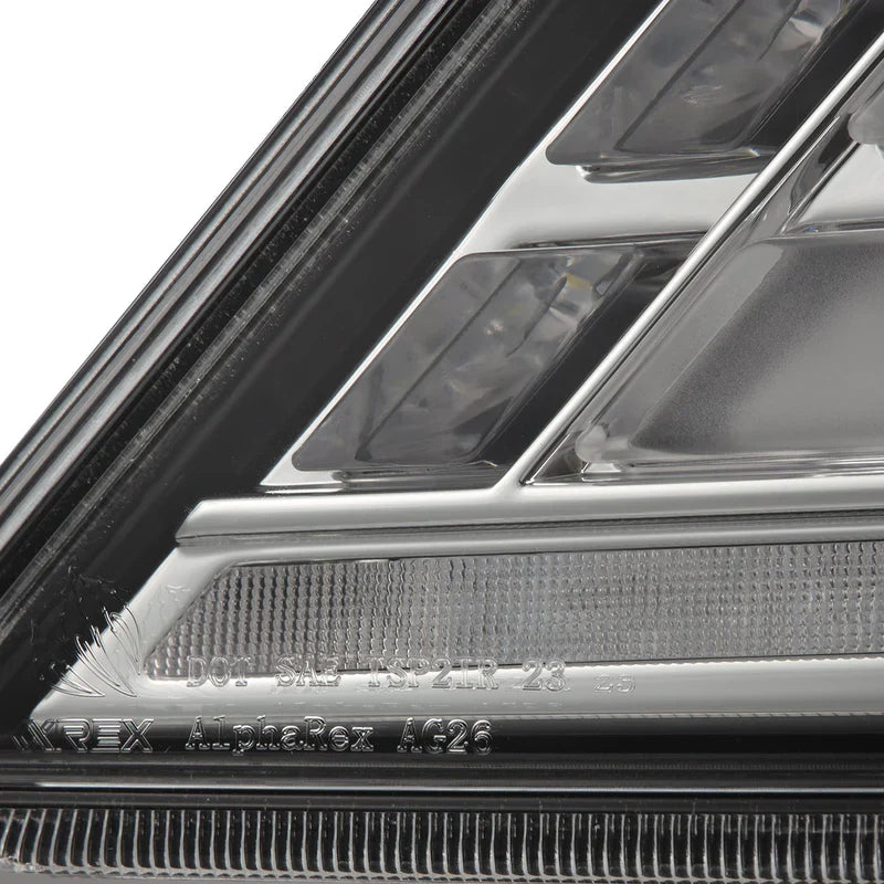 AlphaRex (NOVA-Series) 2016-2021 Honda Civic Hatchback Prismatic LED Tail Lights - Clear