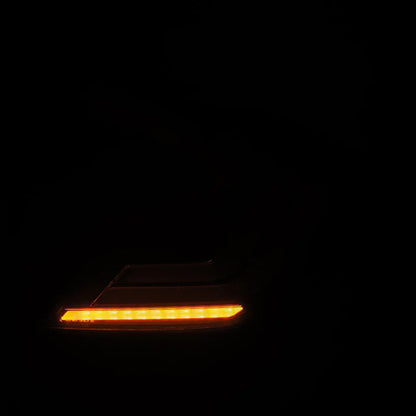 AlphaRex (NOVA-Series) 2016-2021 Honda Civic Hatchback Prismatic LED Tail Lights - Clear Smoke