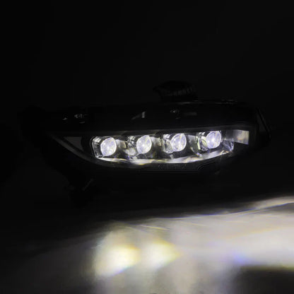 AlphaRex (NOVA-Series) 2016-2021 Honda Civic LED Projector Headlights - Black
