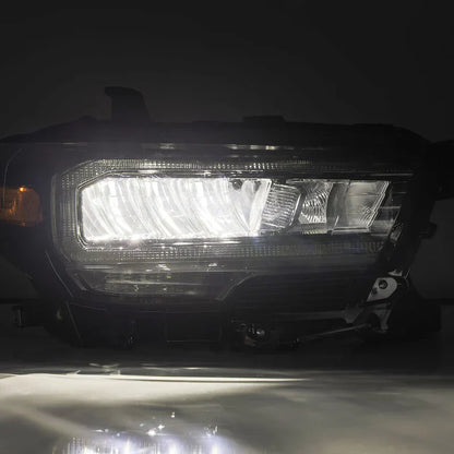 AlphaRex (LUXX-Series) 2016-2023 Toyota Tacoma LED Crystal Headlights - Black