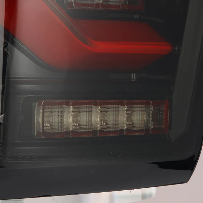 AlphaRex (LUXX-Series) 2016-2023 Toyota Tacoma LED Tail Lights - Black-Red