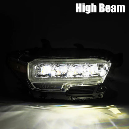 AlphaRex (NOVA-Series) 2016-2023 Toyota Tacoma LED Projector Headlights - Alpha-Black