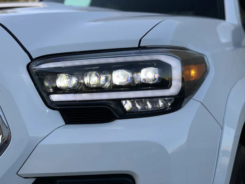AlphaRex (NOVA-Series) 2016-2023 Toyota Tacoma LED Projector Headlights - Black
