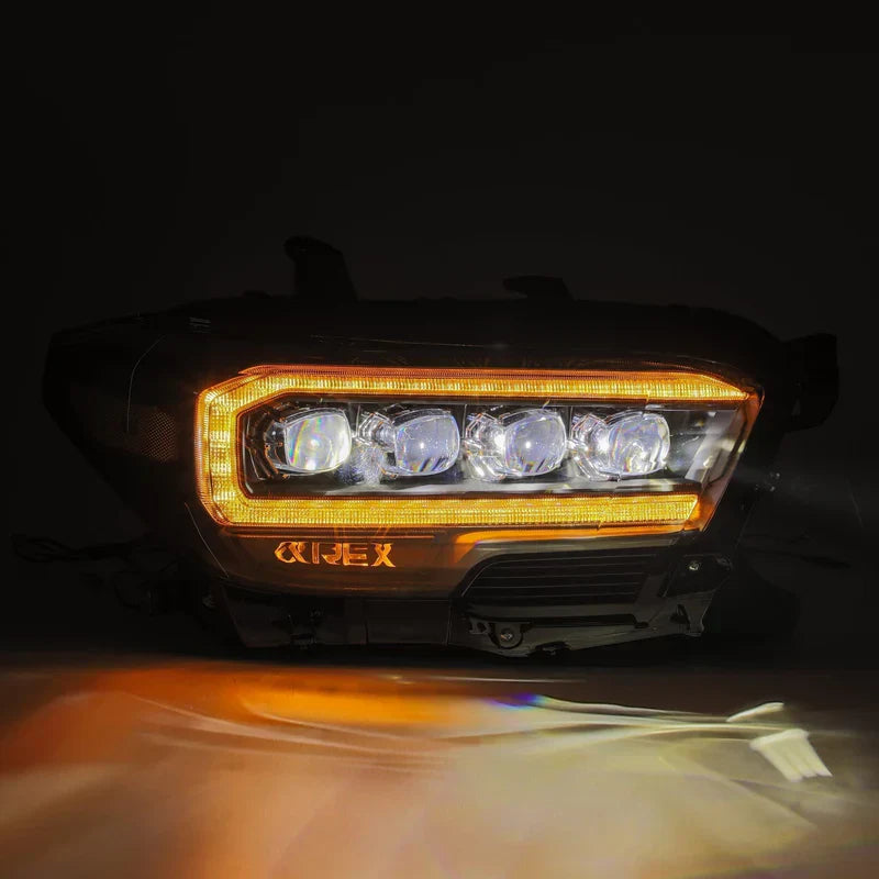 AlphaRex (NOVA-Series) 2016-2023 Toyota Tacoma LED Projector Headlights - Alpha-Black