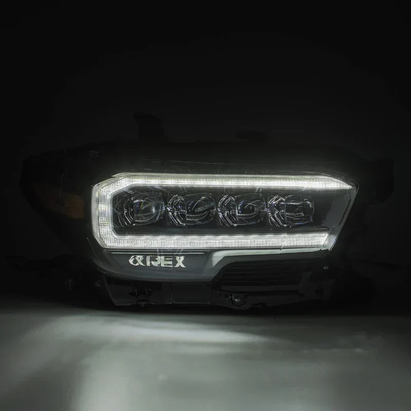 AlphaRex (NOVA-Series) 2016-2023 Toyota Tacoma LED Projector Headlights - Alpha-Black