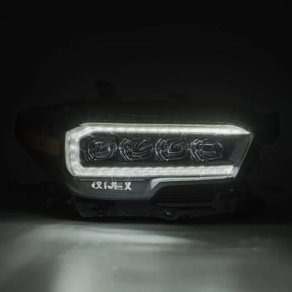 AlphaRex (NOVA-Series) 2016-2023 Toyota Tacoma LED Projector Headlights - Alpha-Black