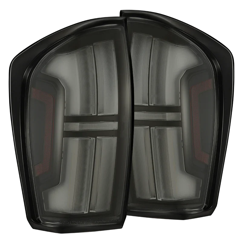 AlphaRex (NOVA-Series) 2016-2023 Toyota Tacoma Prismatic LED Tail Lights - Alpha-Black