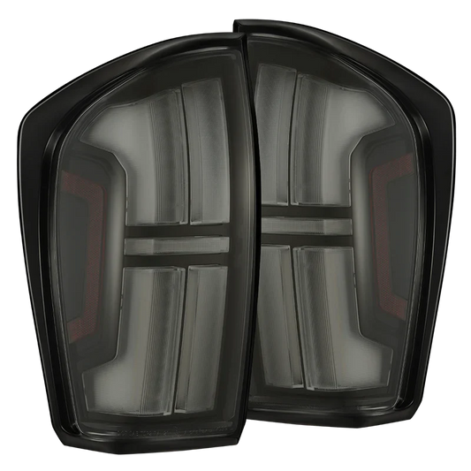 AlphaRex (NOVA-Series) 2016-2023 Toyota Tacoma Prismatic LED Tail Lights - Alpha-Black