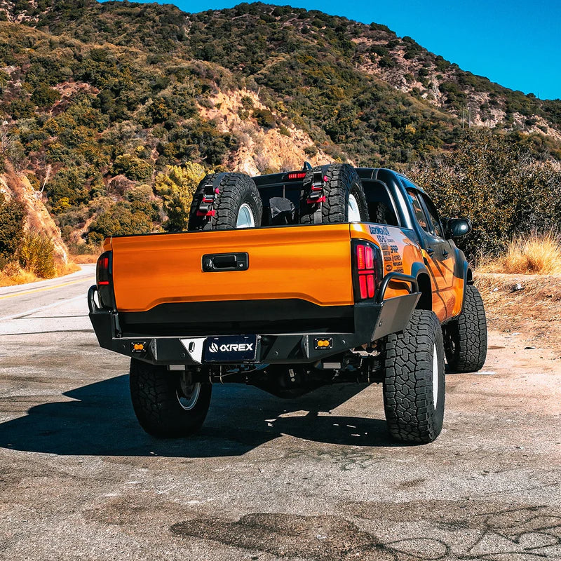 AlphaRex (NOVA-Series) 2016-2023 Toyota Tacoma Prismatic LED Tail Lights - Alpha-Black
