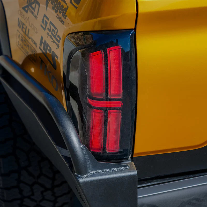 AlphaRex (NOVA-Series) 2016-2023 Toyota Tacoma Prismatic LED Tail Lights - Black