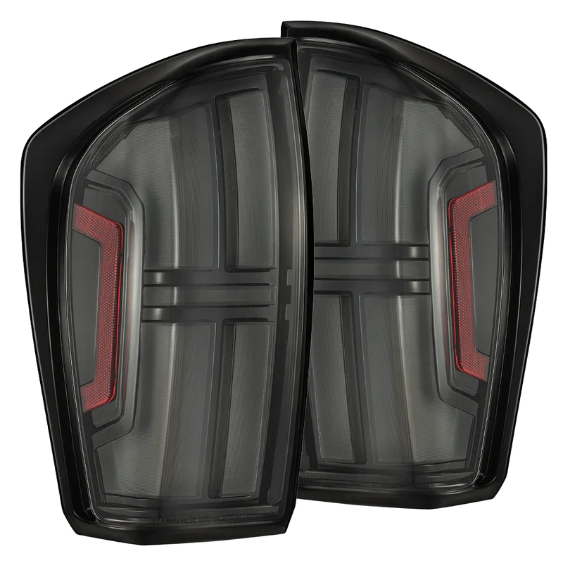 AlphaRex (NOVA-Series) 2016-2023 Toyota Tacoma Prismatic LED Tail Lights - Black