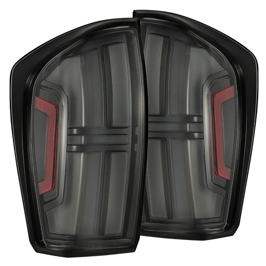 AlphaRex (NOVA-Series) 2016-2023 Toyota Tacoma Prismatic LED Tail Lights - Black