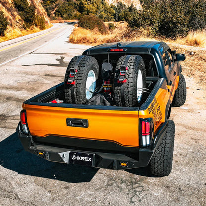 AlphaRex (NOVA-Series) 2016-2023 Toyota Tacoma Prismatic LED Tail Lights - Black