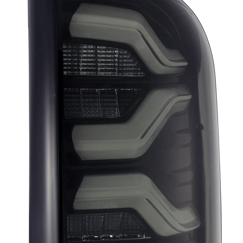 AlphaRex (PRO-Series) 2016-2023 Toyota Tacoma LED Tail Lights - Jet Black