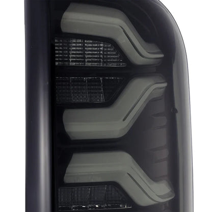 AlphaRex (PRO-Series) 2016-2023 Toyota Tacoma LED Tail Lights - Jet Black