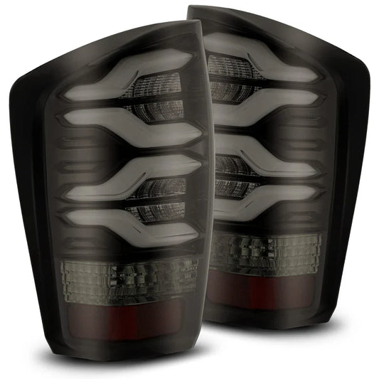 AlphaRex (PRO-Series) 2016-2023 Toyota Tacoma LED Tail Lights - Jet Black