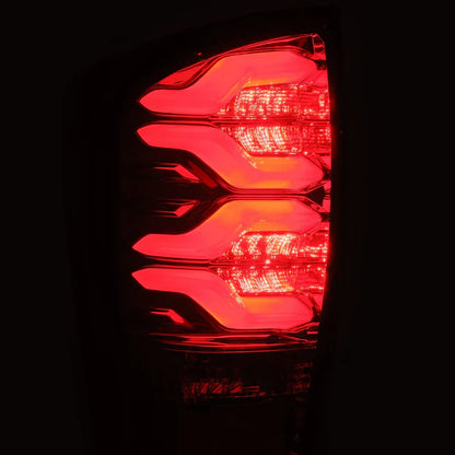 AlphaRex (PRO-Series) 2016-2023 Toyota Tacoma LED Tail Lights - Jet Black