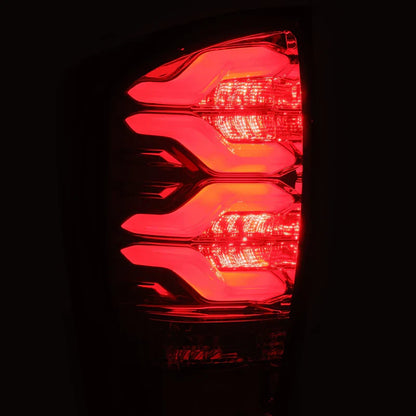 AlphaRex (PRO-Series) 2016-2023 Toyota Tacoma LED Tail Lights - Red Smoke