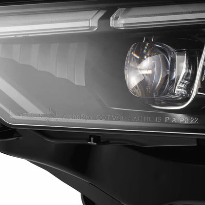 AlphaRex (NOVA-Series) 2018-2022 Ford Mustang MK II LED Projector Headlights - Alpha-Black