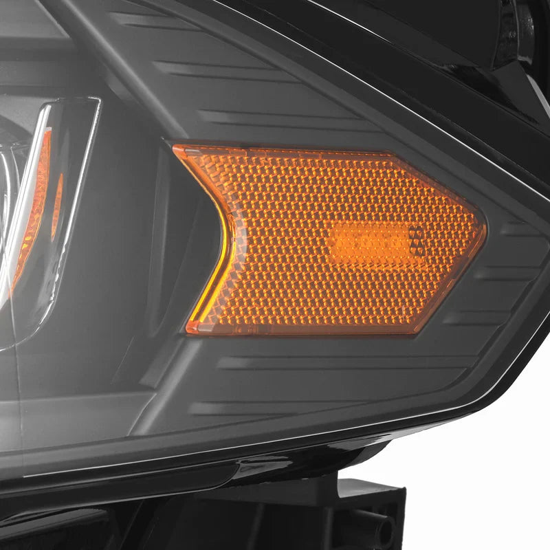 AlphaRex (NOVA-Series) 2018-2022 Ford Mustang MK II LED Projector Headlights - Alpha-Black