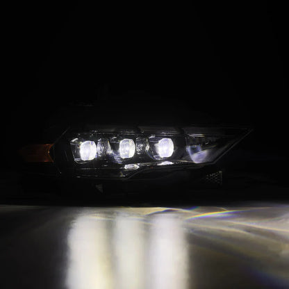 AlphaRex (NOVA-Series) 2018-2022 Ford Mustang MK II LED Projector Headlights - Alpha-Black