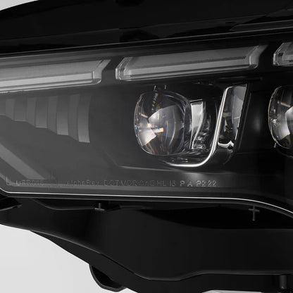 AlphaRex (NOVA-Series) 2018-2022 Ford Mustang MK II LED Projector Headlights - Black