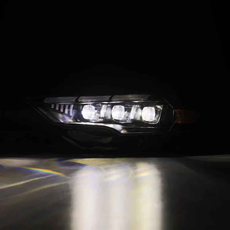 AlphaRex (NOVA-Series) 2018-2022 Ford Mustang MK II LED Projector Headlights - Black